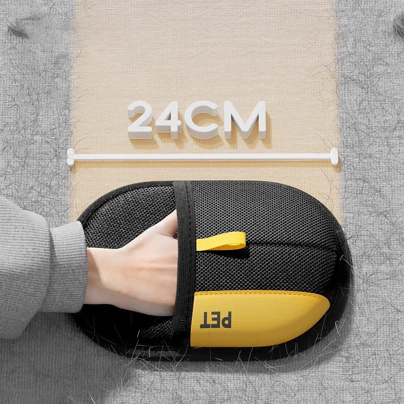 Gant de Nettoyage Poils d’Animaux– Gant de Toilettage Double Face Multifonction, Collecteur de Poils et Outil Beauté pour Animaux