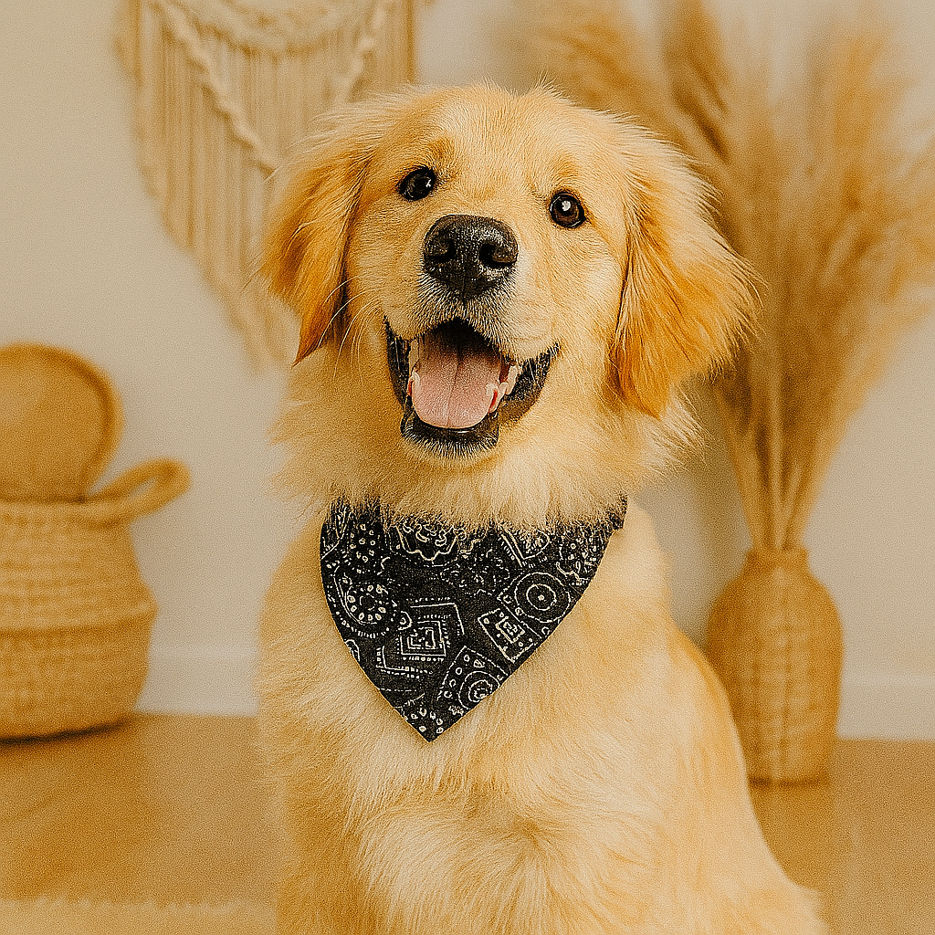 Bandana pour chien réglable – Foulard triangulaire lavable, accessoire décoratif pour chiens et chats, idéal fête et anniversaire