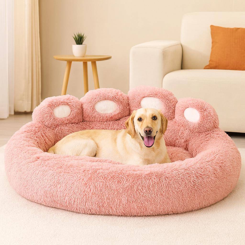 Lit pour chien – Panier moelleux et cosy, idéal pour chiens et chats, accessoires hiver