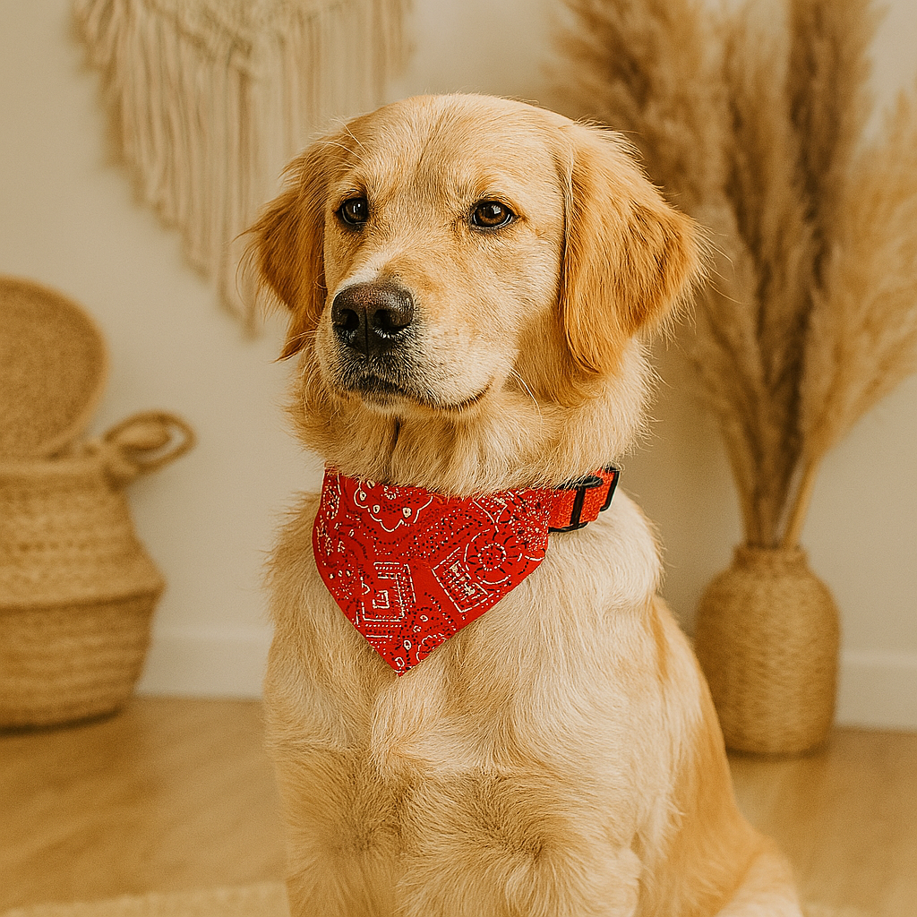 Bandana pour chien réglable – Foulard triangulaire lavable, accessoire décoratif pour chiens et chats, idéal fête et anniversaire