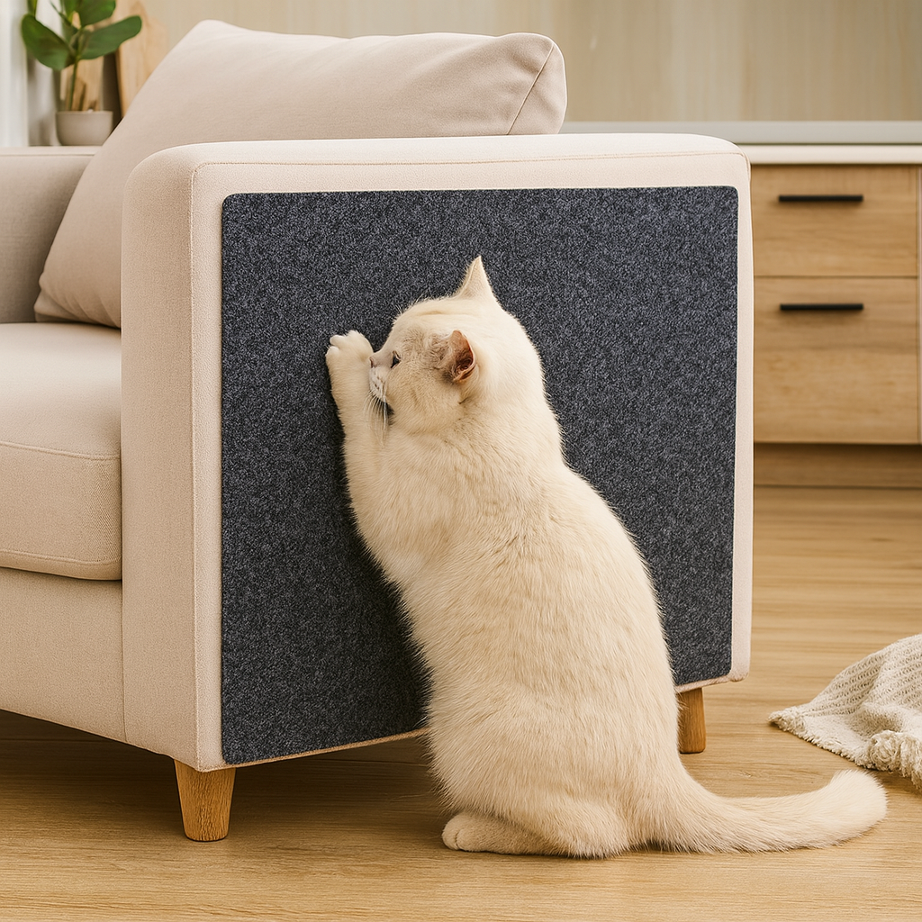 Griffoir pour chat – Tapis à griffer auto-adhésif pour protéger canapé et meubles, découpe facile, 7 couleurs