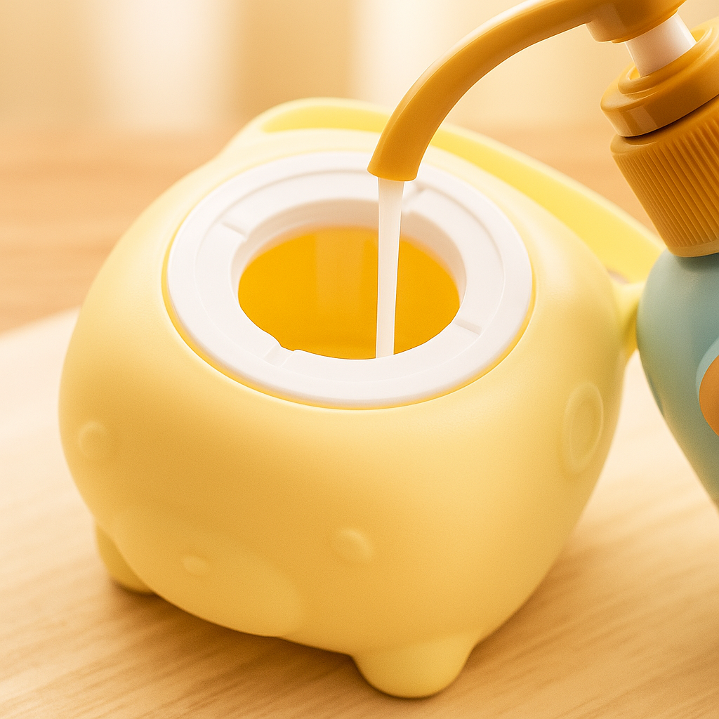 Brosse de Bain et de Toilettage pour Chiens et Chats – Silicone Doux avec Distributeur de Shampoing – Brosse de Massage Anti-Poils pour Douche et Grooming