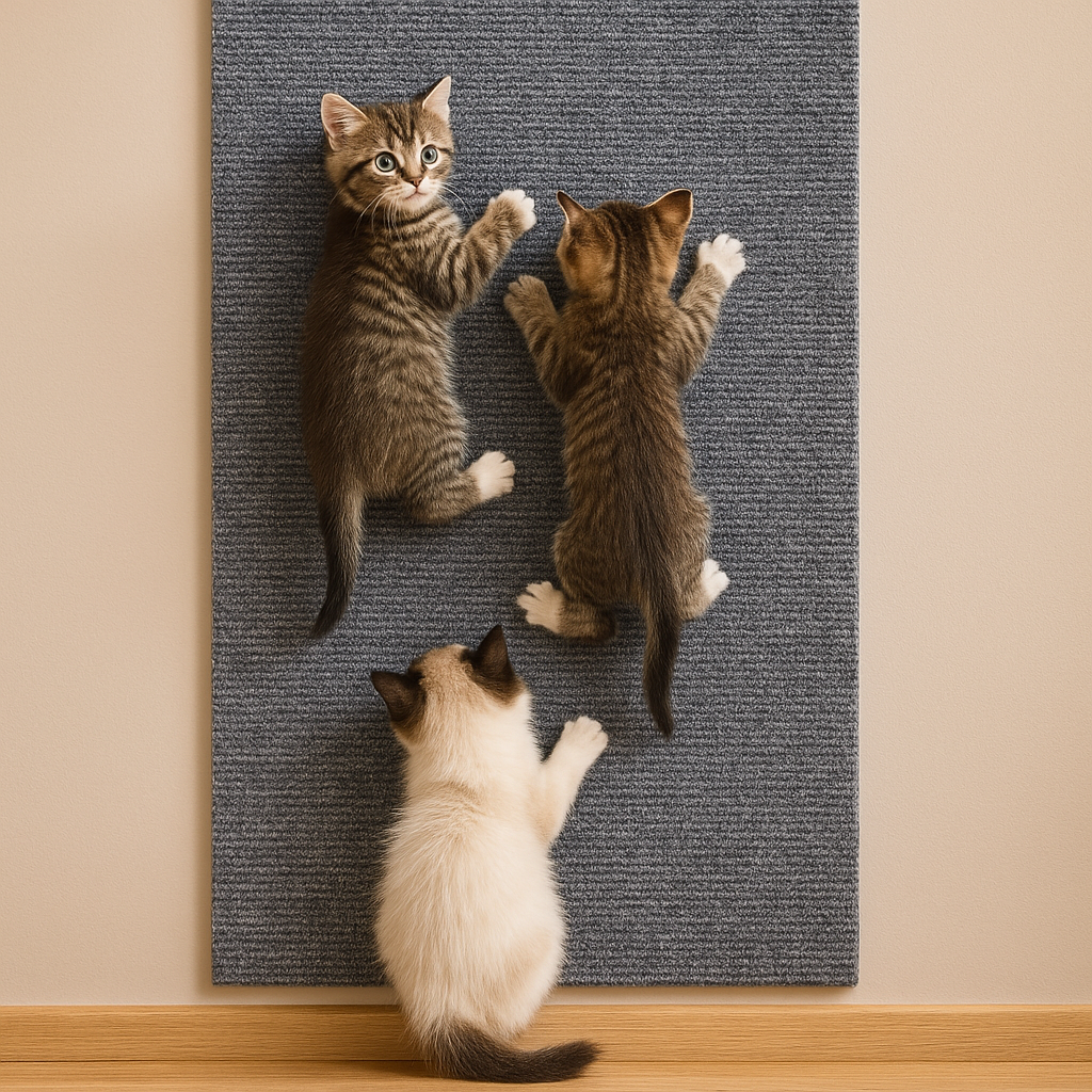 Griffoir pour chat – Tapis à griffer auto-adhésif pour protéger canapé et meubles, découpe facile, 7 couleurs