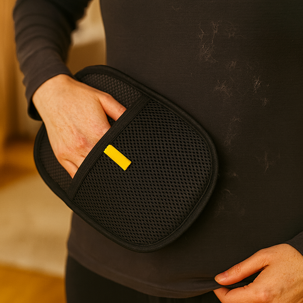 Gant de Nettoyage Poils d’Animaux– Gant de Toilettage Double Face Multifonction, Collecteur de Poils et Outil Beauté pour Animaux