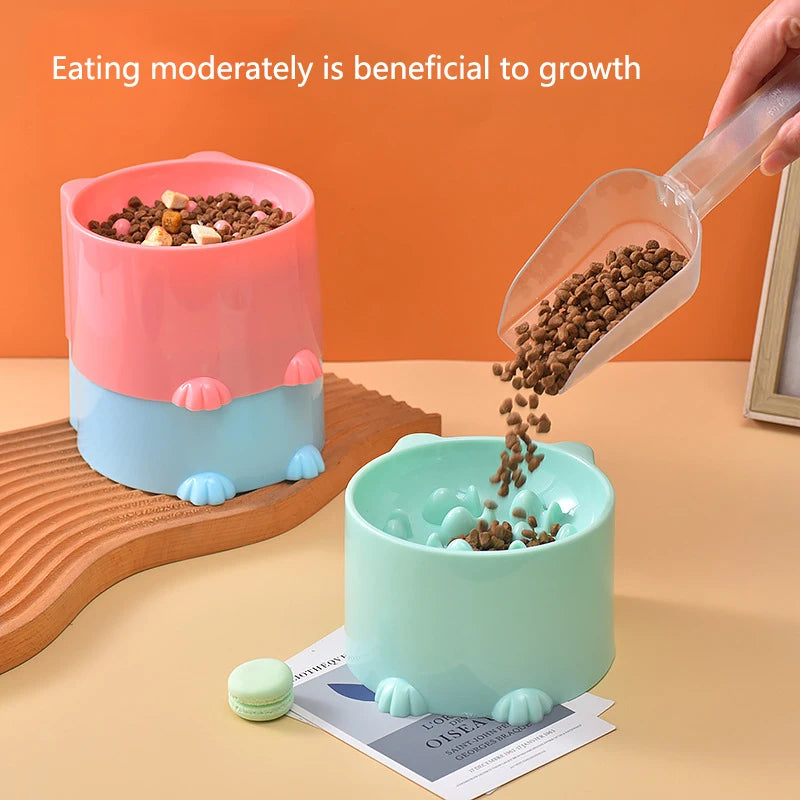 Gamelle Anti Glouton pour Chiens et Chats – Bol de Slow Feeding, Design Antidérapant, Nettoyage Facile, Réduit la Vitesse d’Absorption – Accessoire Premium pour Animaux