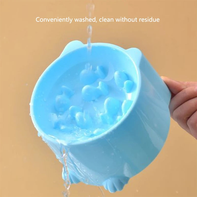 Gamelle Anti Glouton pour Chiens et Chats – Bol de Slow Feeding, Design Antidérapant, Nettoyage Facile, Réduit la Vitesse d’Absorption – Accessoire Premium pour Animaux