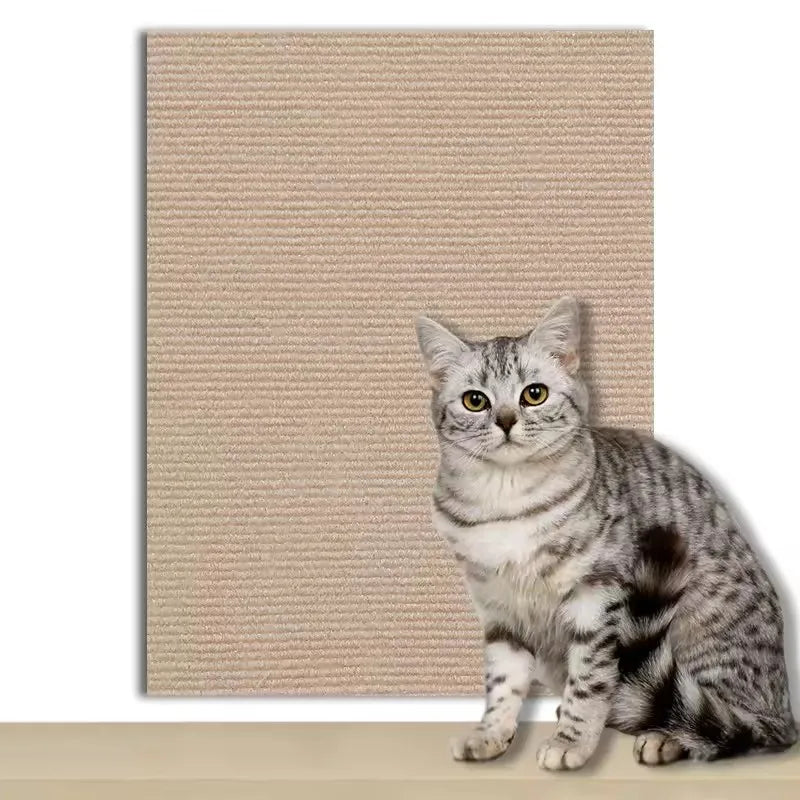Griffoir pour chat – Tapis à griffer auto-adhésif pour protéger canapé et meubles, découpe facile, 7 couleurs