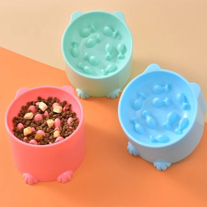 Gamelle Anti Glouton pour Chiens et Chats – Bol de Slow Feeding, Design Antidérapant, Nettoyage Facile, Réduit la Vitesse d’Absorption – Accessoire Premium pour Animaux