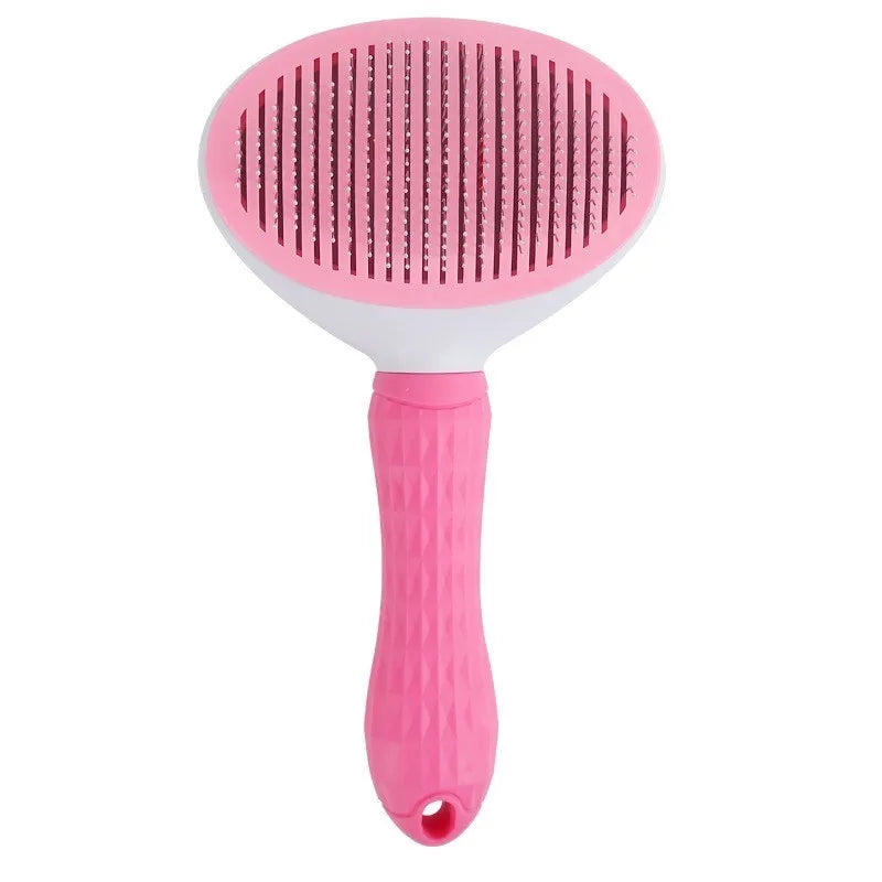 Brosse pour chat – Brosse Autonettoyante Anti-Poils pour Chats et Chiens | Peigne de Toilettage Premium, Retire les Poils Morts et Nœuds