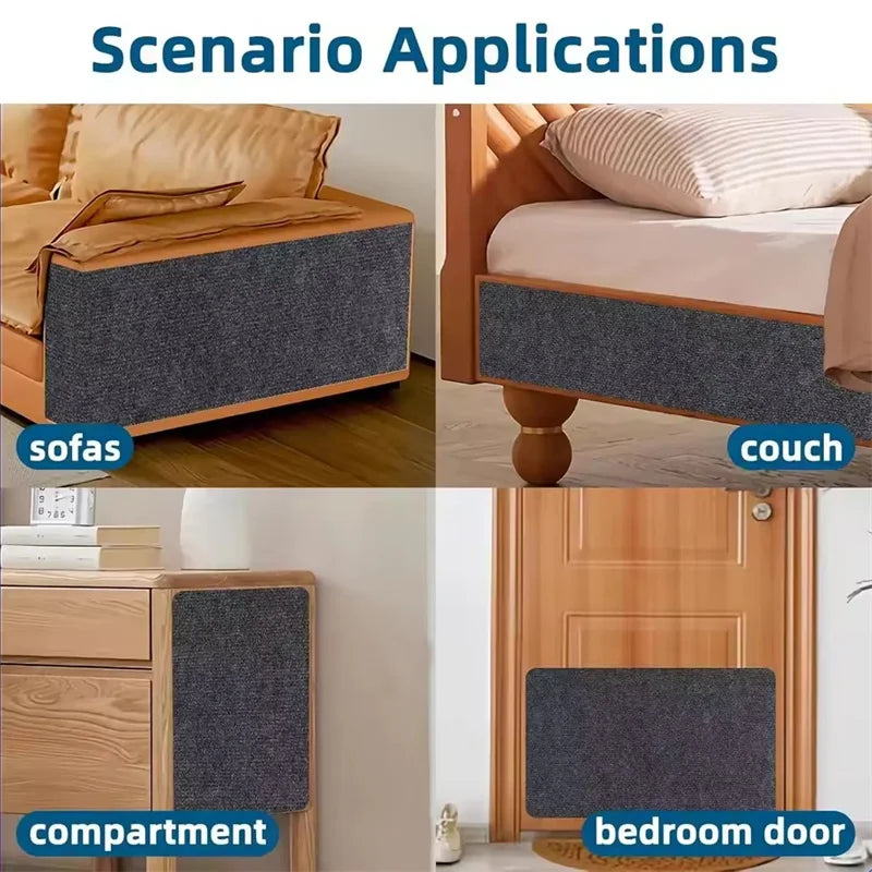 Griffoir pour chat – Tapis à griffer auto-adhésif pour protéger canapé et meubles, découpe facile, 7 couleurs